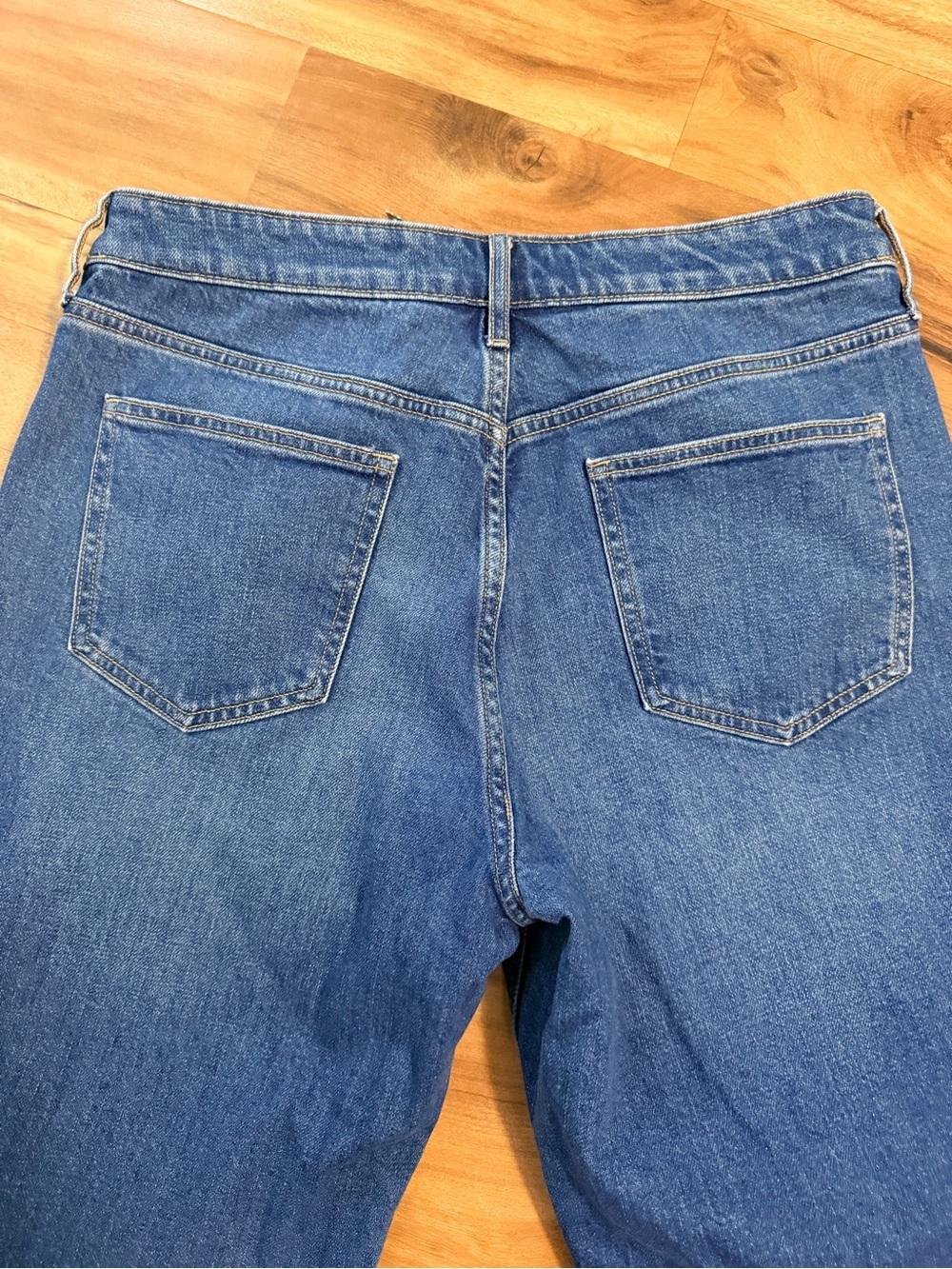 Vineyard Vines Audrey Jeans Sz 29 Coastal Blue Cropped Kick Flare Stretch Denim - Picture 4 of 9